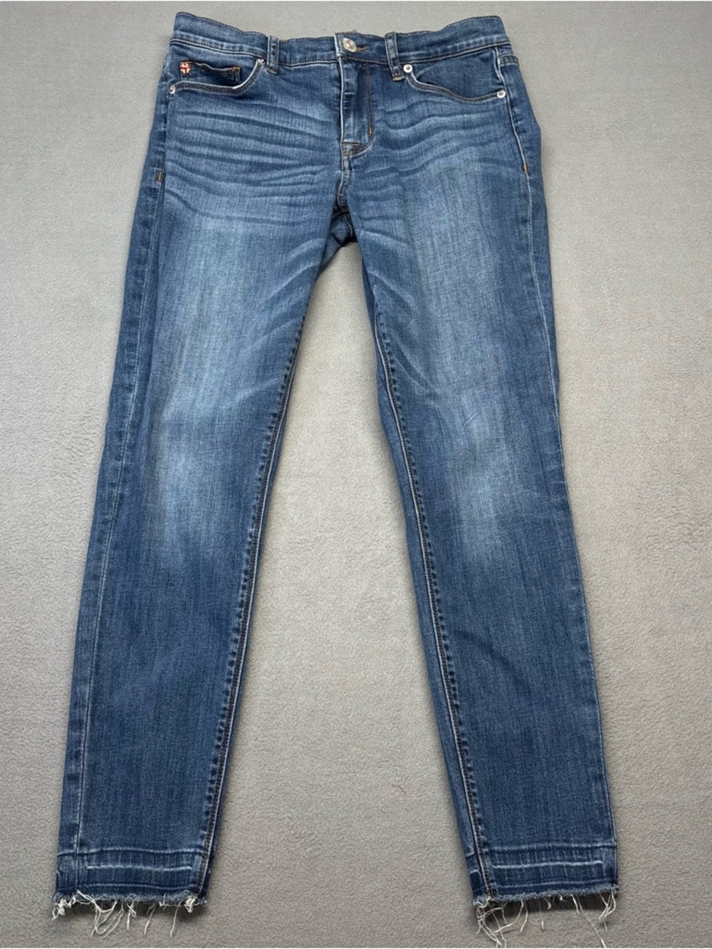 Hudson Women's Size 29 Krista Super Skinny Crop / Capri Low Rise Jeans Stretch
